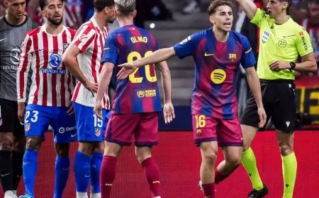 برشلونة يهزم أتلتيكو مدريد ويحلق في صدارة الليغا