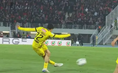الإعلام الدولي يشيد بهدف الجبالي في شباك الوداد ويرشحه لجائزة بوشكاش