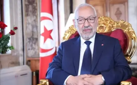 الحكم بالسجن 20 سنة على راشد الغنوشي في تونس