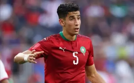 أخبار مطمئنة بشأن إصابة نايف أكرد والمنتخب المغربي يراقب جاهزيته قبل المونديال
