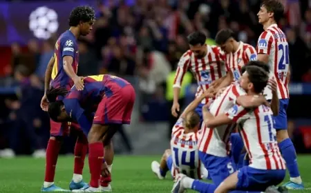 برشلونة يُصعّد أزمته التحكيمية إلى "يويفا" احتجاجاً على الظلم التحكيمي أمام أتلتيكو مدريد في دوري الأبطال