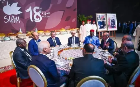 Sa Majesté le Roi Mohammed VI offre un dîner à Meknès en l’honneur des invités de la 18ème édition du SIAM