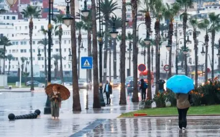Alerte météo de niveau orange des averses orageuses fortes avec chute de grêle attendues dans plusieurs provinces