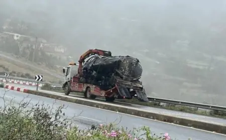حريق ضخم يلتهم شاحنة لنقل الوقود ببركان ويودي بحياة سائقها