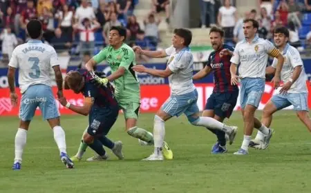 إيقاف حارس ريال سرقسطة 13 مباراة بسبب اعتدائه على لاعب هويسكا