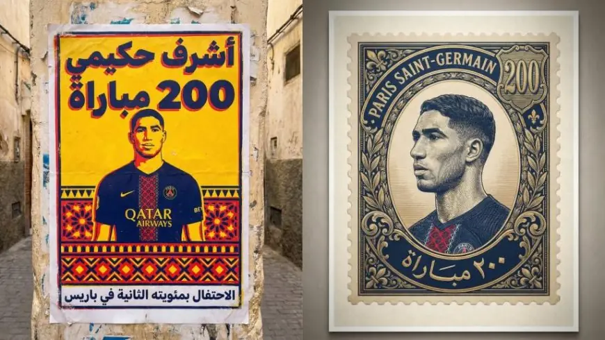 باريس سان جيرمان يحتفي بـ "أسد الأطلس" حكيمي بعد بلوغه المباراة 200 مع الفريق