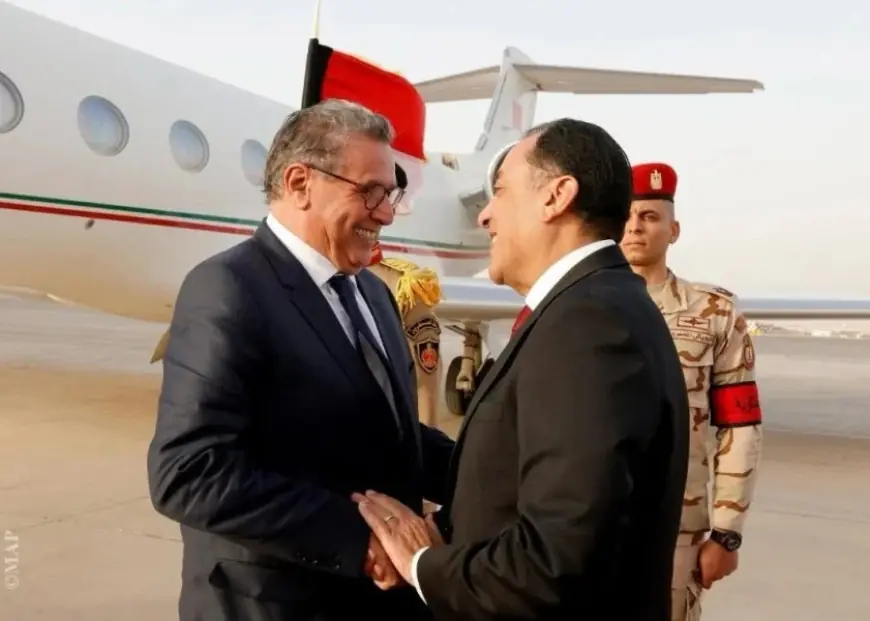 أخنوش يجري مباحثات رفيعة المستوى مع مدبولي بالقاهرة