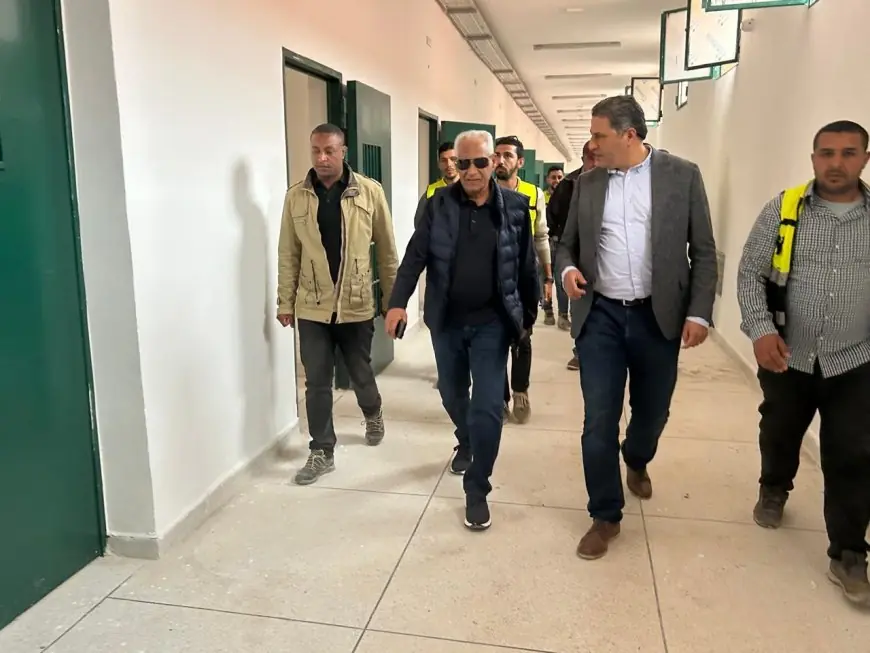 التامك يقوم بزيارة تفقدية لسجن بنكرير الجديد ويشيد بتقدم الأشغال