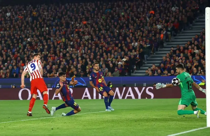 Atletico Madrid s'impose à Barcelone en quart de finale aller