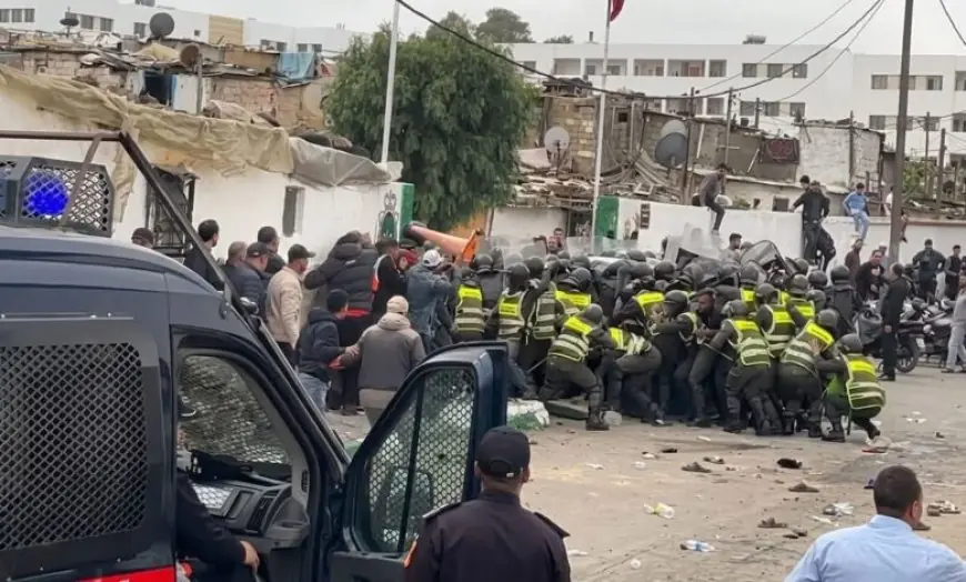 الدار البيضاء.. متابعة 7 أشخاص في حالة اعتقال على خلفية أحداث الشغب بعين البرجة