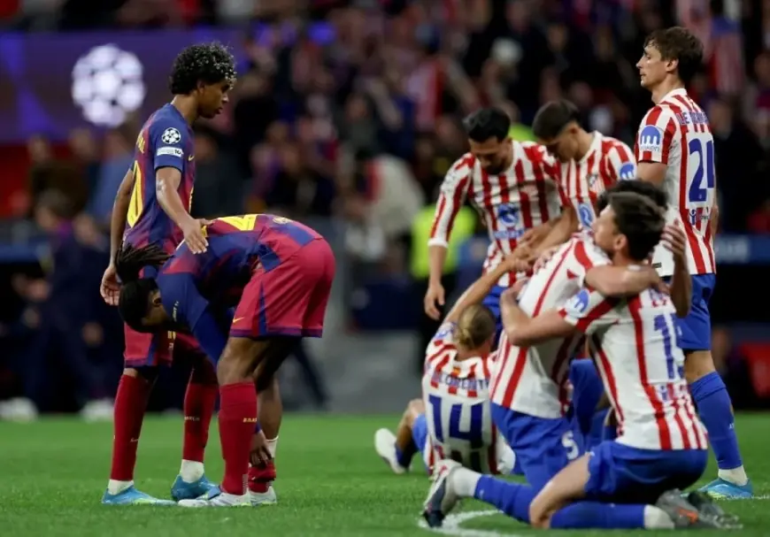 برشلونة يُصعّد أزمته التحكيمية إلى "يويفا" احتجاجاً على الظلم التحكيمي أمام أتلتيكو مدريد في دوري الأبطال