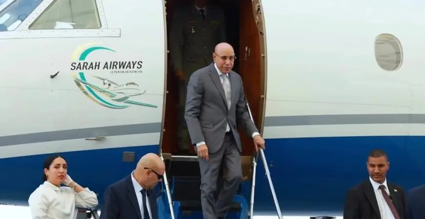 طائرة مغربية خاصة تنقل الرئيس الموريتاني في زيارة رسمية إلى الإمارات