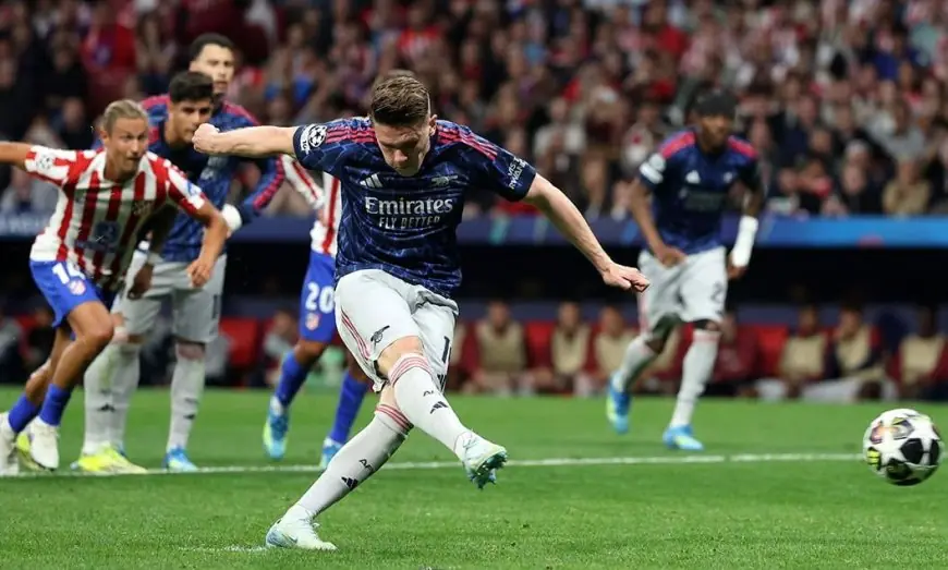 أرسنال ينتزع تعادلا ثمينًا من أتلتيكو مدريد في ذهاب نصف نهائي دوري أبطال أوروبا