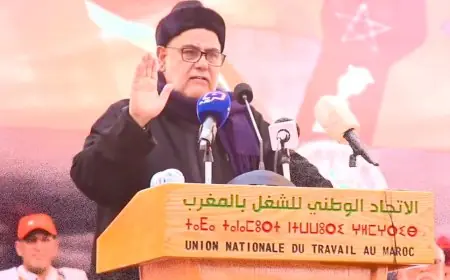 بنكيران يتعهد بإلغاء الساعة الإضافية خلال احتفالات فاتح ماي