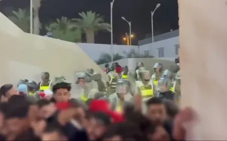 النيابة العامة تتابع 27 شخصاً على خلفية أحداث شغب مباراة نهضة بركان والكوكب المراكشي