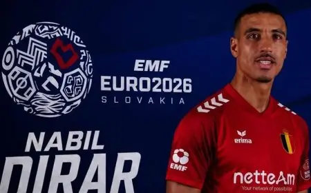 الدولي المغربي السابق نبيل درار ينضم إلى المنتخب البلجيكي لكرة القدم المصغرة