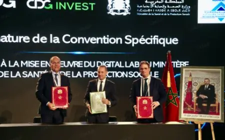 Casablanca : le ministère de la Santé et la CDG signent des accords stratégiques pour accélérer la digitalisation du secteur