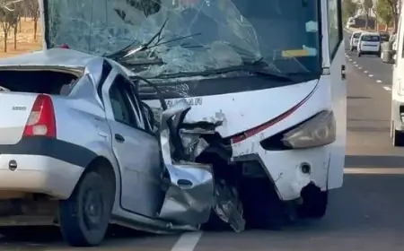 اصطدام قوي بين حافلة مسافرين وسيارة ينتهي بمصرع شخصين بالرحامنة