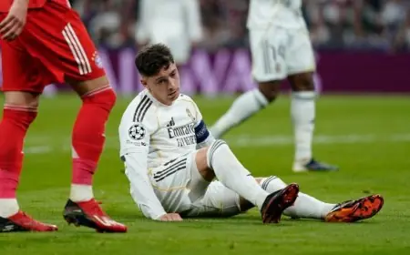 ريال مدريد يعلن إصابة فالفيردي بـ"ارتجاج دماغي"