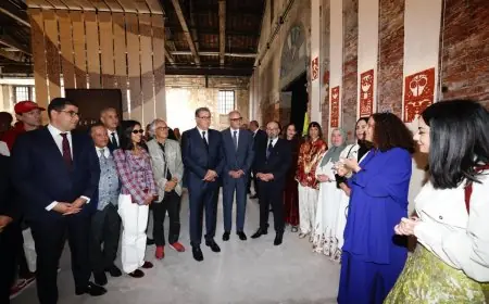 Sur Hautes Instructions Royales, Aziz Akhannouch inaugure le pavillon du Maroc à la 61e Biennale de Venise