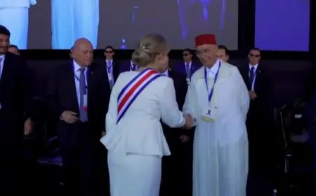 الطالبي العلمي يمثل الملك محمد السادس في حفل تنصيب رئيسة جمهورية كوستاريكا
