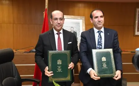 Signature d’une convention de partenariat entre la Présidence du Ministère Public et l’Instance Nationale de la Probité, de la Prévention et de la Lutte contre la Corruption