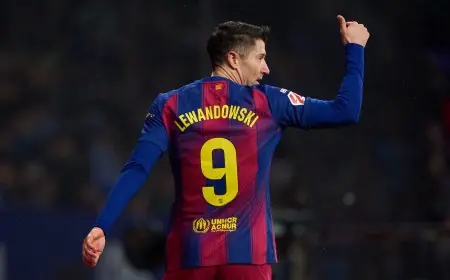 Barcelone annonce officiellement le départ de Robert Lewandowski en fin de saison