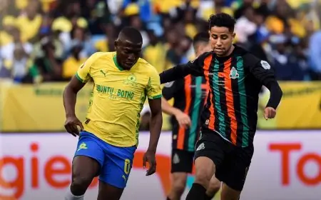 ماميلودي صان داونز يتفوق على الجيش الملكي في ذهاب نهائي دوري أبطال إفريقيا