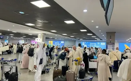 موسم الحج 1447 هـ .. الوفد الرسمي للحجاج المغاربة يتوجه إلى الديار المقدسة