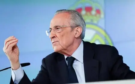 بسبب التحريض على الحكام.. رابطة حكام "الليغا" تتقدم بشكوى ضد رئيس ريال مدريد وقناة النادي