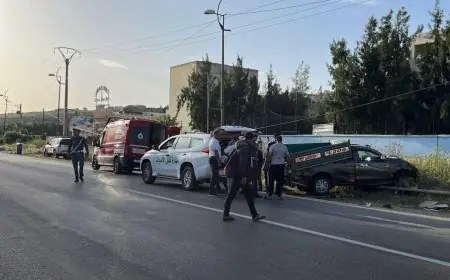 مصرع عامل وإصابة 17 آخرين في انقلاب “بيك آب” لنقل العمال ضواحي فاس