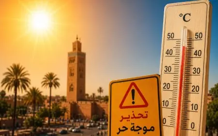 الأرصاد الجوية تحذر من طقس شديد الحرارة بعدة أقاليم مغربية