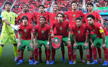تشكيلة المنتخب المغربي لأقل من 17 سنة لمباراة الكاميرون في ربع نهائي كأس أمم إفريقيا