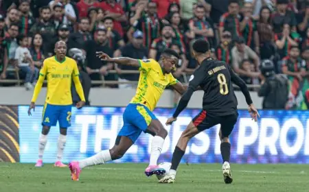 Ligue des Champions CAF : l’AS FAR s’incline face à Mamelodi Sundowns et laisse filer le titre
