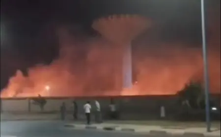 اندلاع حريق مهول في مقبرة قصبة مهدية بمدينة القنيطرة