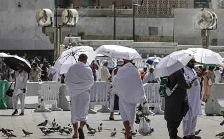 انطلاق مناسك الحج في مكة المكرمة وسط حرارة مرتفعة