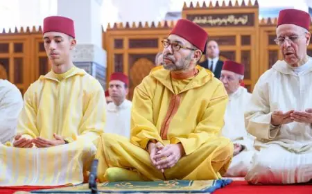 Sa Majesté le Roi Mohammed VI présidera la prière de l’Aïd al-Adha mercredi à Rabat