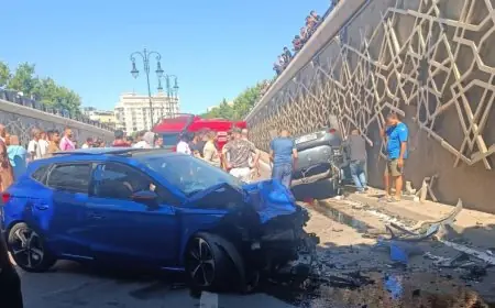 إصابة خمسة أشخاص في حادث اصطدام داخل نفق بني مكادة بطنجة