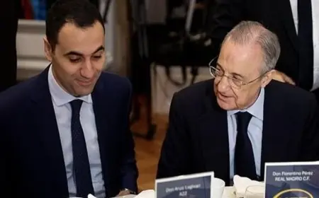 بيريز ينفي تجهيز المغربي أنس لغراري لخلافته في رئاسة ريال مدريد