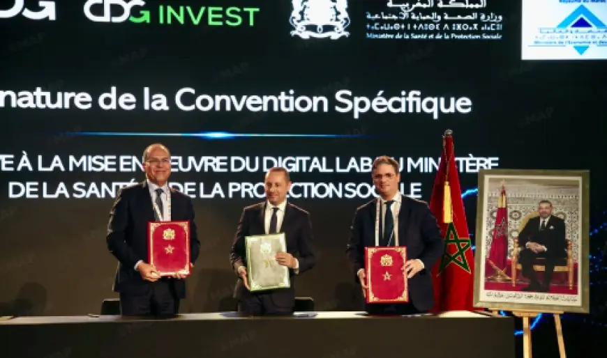 Casablanca : le ministère de la Santé et la CDG signent des accords stratégiques pour accélérer la digitalisation du secteur