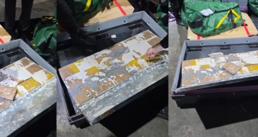 توقيف سائق شاحنة بحوزته 570 كلغ من الشيرا بميناء طنجة المتوسط