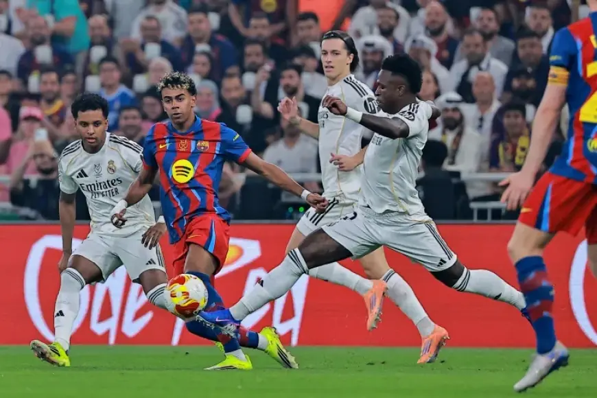 تشكيلة ريال مدريد وبرشلونة الرسمية في كلاسيكو الدوري الإسباني
