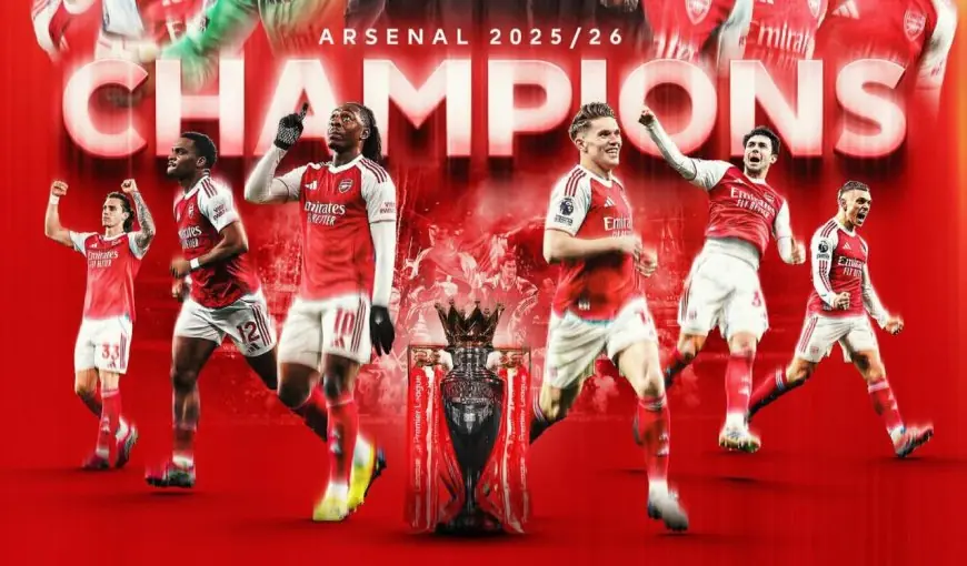 Arsenal sacré champion d’Angleterre 22 ans après son dernier titre