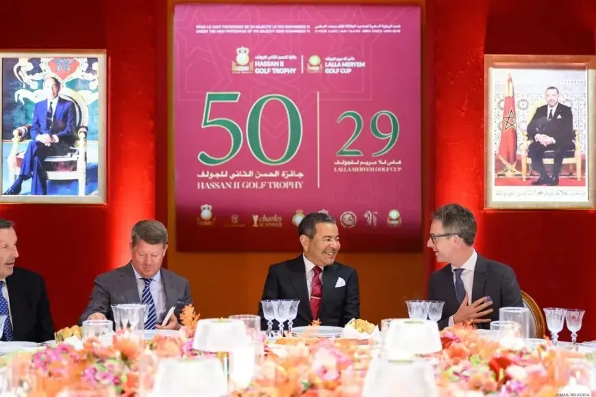 Dîner de gala à Rabat pour les 50 ans du Trophée Hassan II et les 29 ans de la Coupe Lalla Meryem