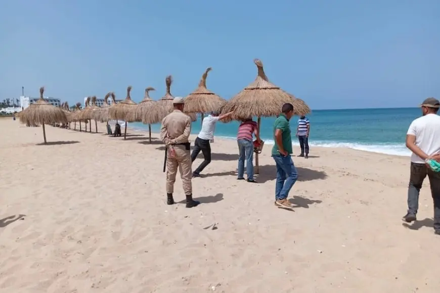 سلطات الحسيمة تطلق حملة ميدانية لتنظيم الشواطئ خلال الصيف