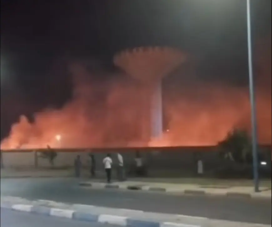 اندلاع حريق مهول في مقبرة قصبة مهدية بمدينة القنيطرة