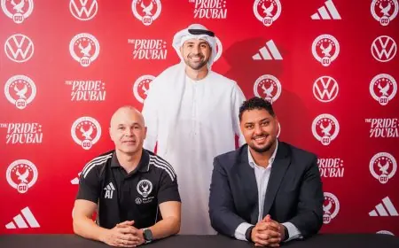 إنييستا ينضم لنادي غلف يونايتد الإماراتي لبدء مسيرته التدريبية