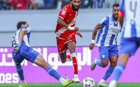 اتحاد طنجة يخطف فوزاً مثيراً في الوقت القاتل من الوداد الرياضي بالبطولة الاحترافية