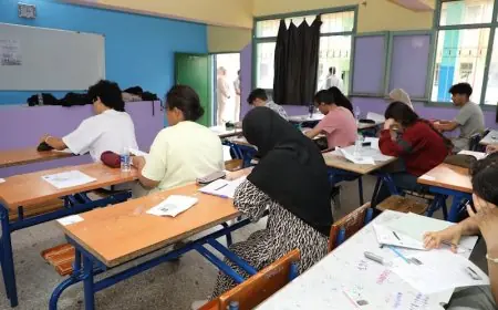 انطلاق الامتحان الوطني لنيل شهادة الباكالوريا بمختلف مراكز المملكة