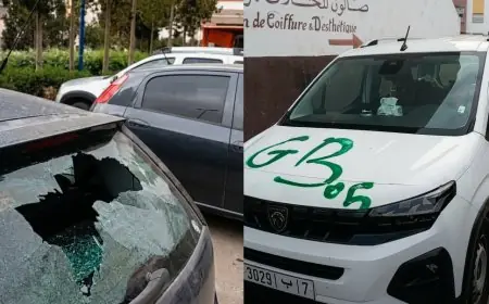 تخريب أكثر من 120 سيارة بحي الأندلس في بوسكورة يثير استنفاراً أمنيا
